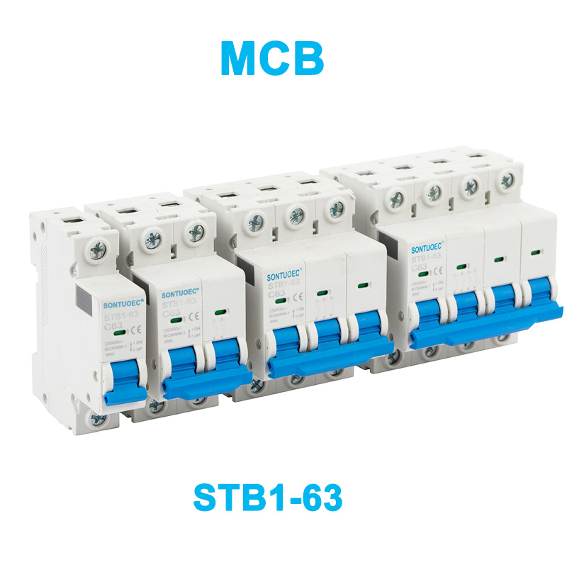 Өрсөлдөх чадвартай C65 бүтэц stb1-63 цуврал Miniature Close Copper MCB