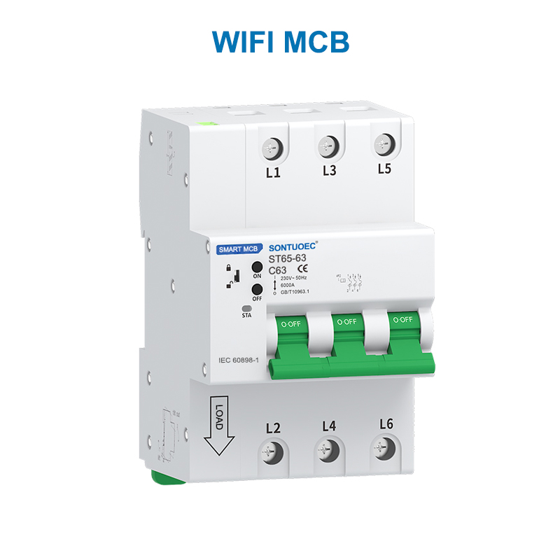 WiFi RS485 Олон үйлдэлт ITOT ухаалаг MCB RCBO RCBO RCBO RESTICELIGHT MICKION CORRENTER